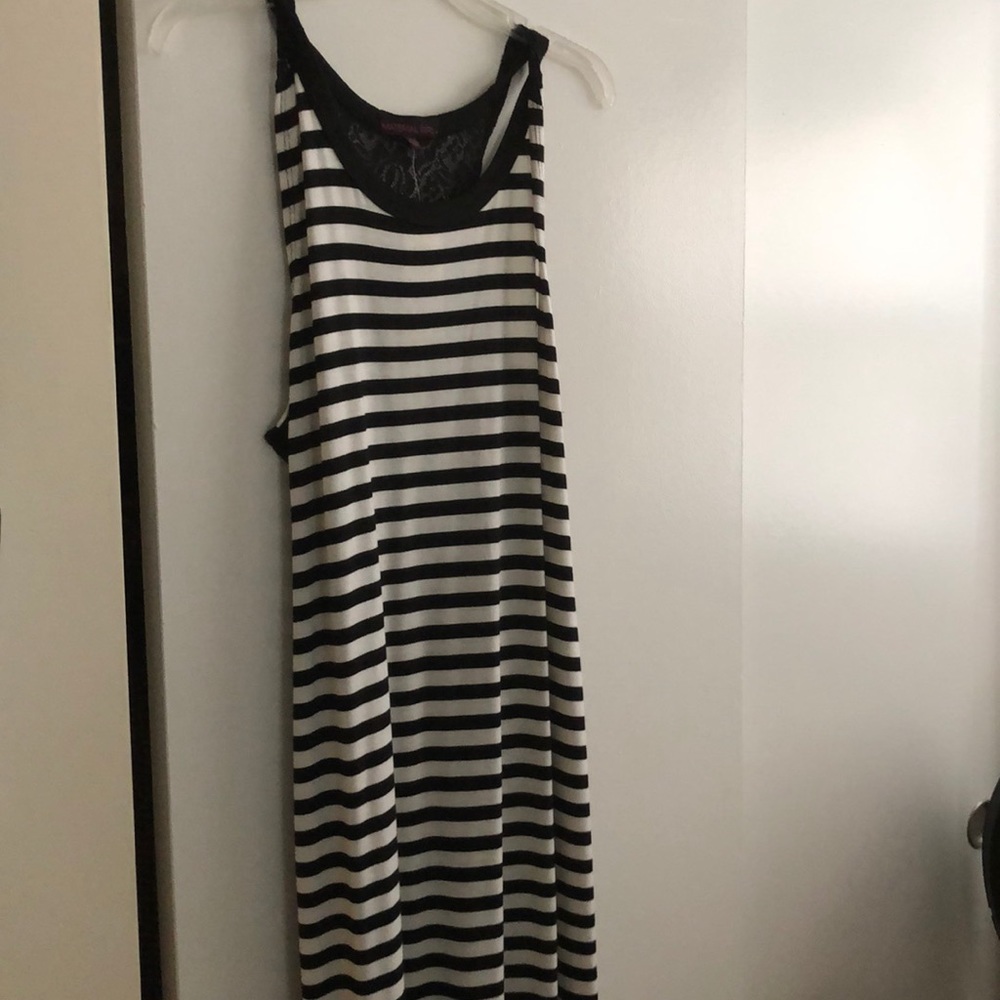Striped maxi dress